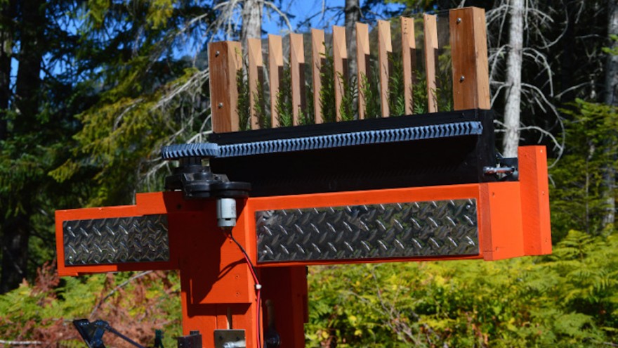 The TreeRover is an autonomous tree-planting robot. 