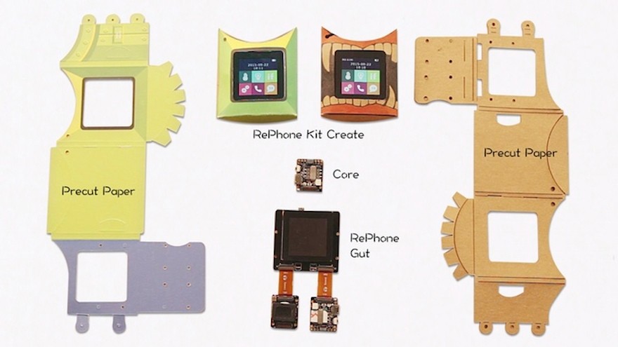 The RePhone kit is fully customisable 