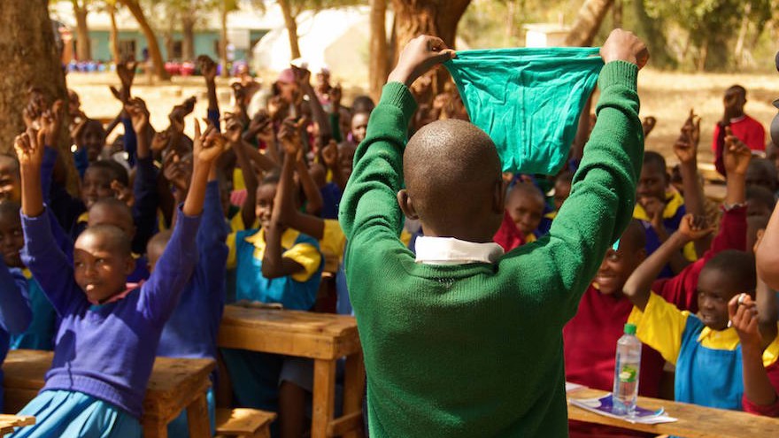 Transformation Textiles provide Dignity Kits to girls going through puberty in order to help them deal with menstruation without interrupting their education