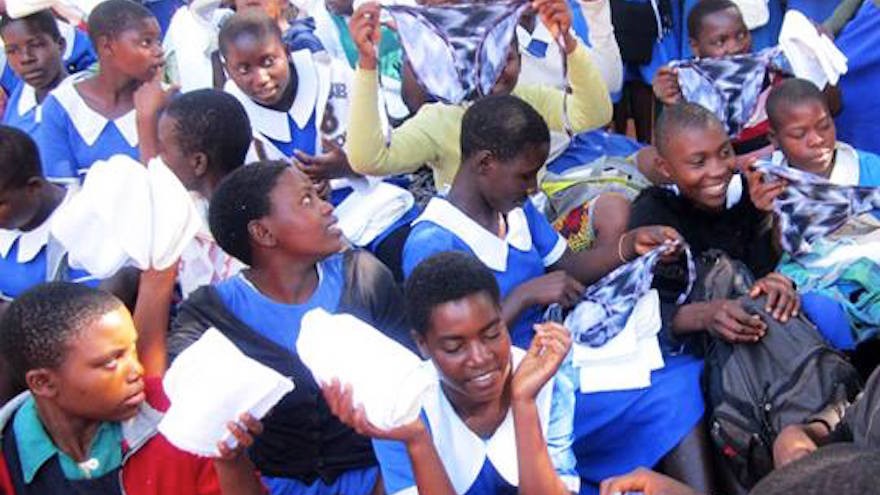 Transformation Textiles provide Dignity Kits to girls going through puberty in order to help them deal with menstruation without interrupting their education
