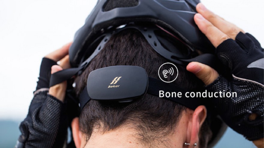 Beker plays music without using the outer ear.