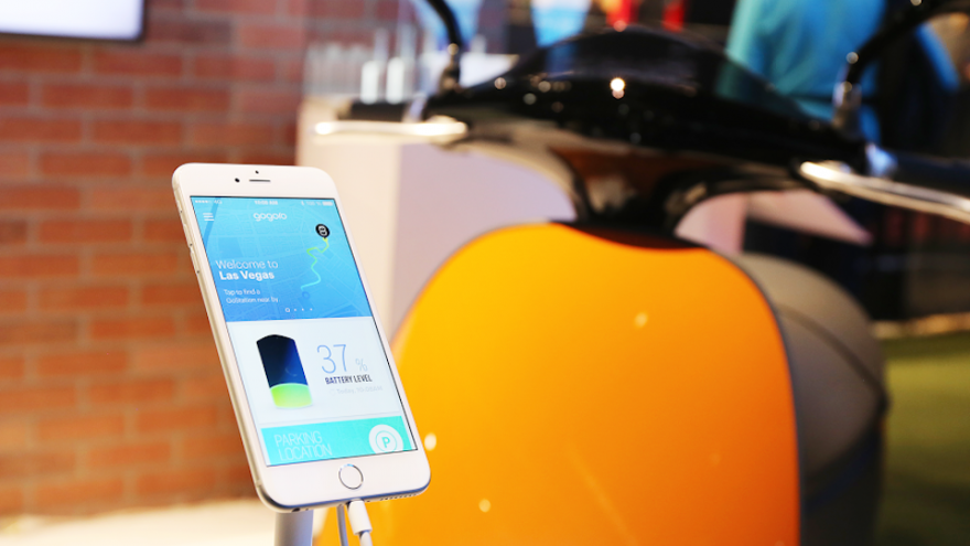 Gogoro Smart Scooters are the world's first and only scooter that run on batteries that you can exchange when yours is flat.