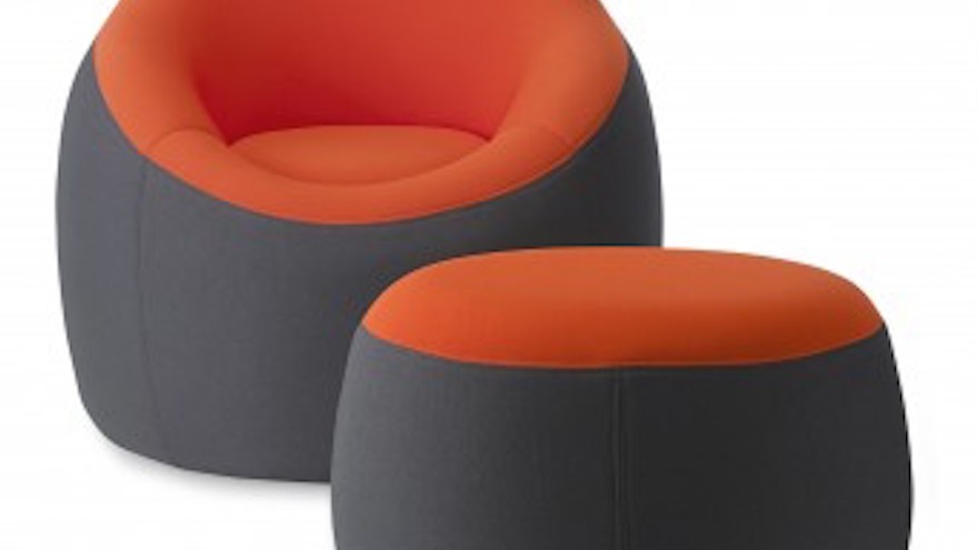 OMO Modern Chair and Ottoman Chair and Ottoman by Omo Modern Design Team Mr. Lee & Mr. Kim. Golden A' Design Award Winner for Furniture, Decorative Items and Homeware Design Category in 2014