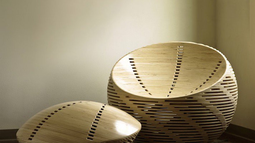 Strata Chair by Ben Preston for Think. Write. Build.  Golden A' Design Award Winner for Furniture, Decorative Items and Homeware Design Category in 2014