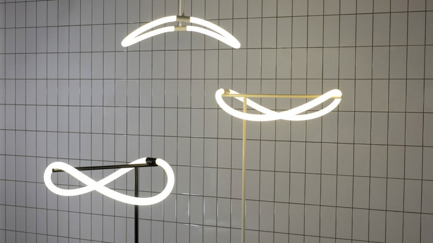 The Levity range features LED lights that can be changed to suit the user. 