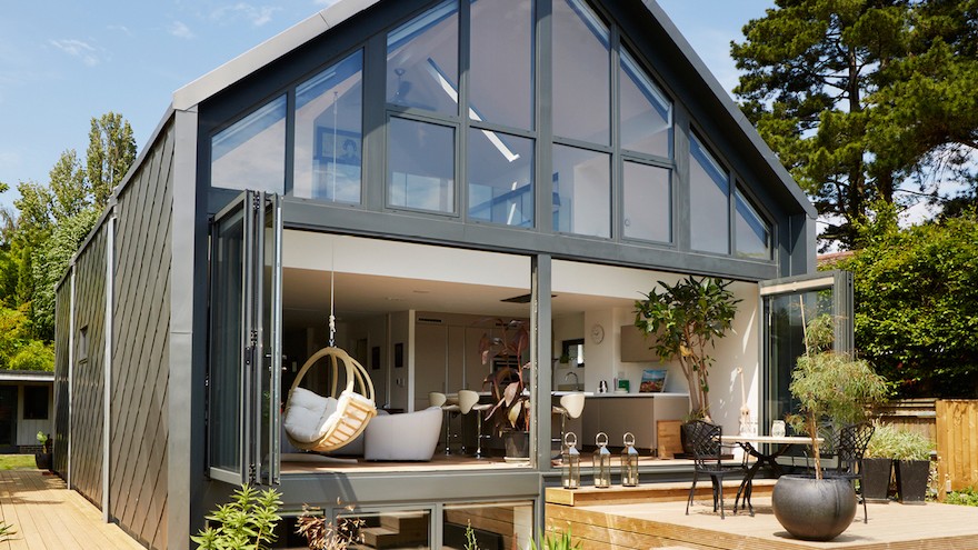 Baca Architects' floating home is ideal for areas that are vulnerable to floods.
