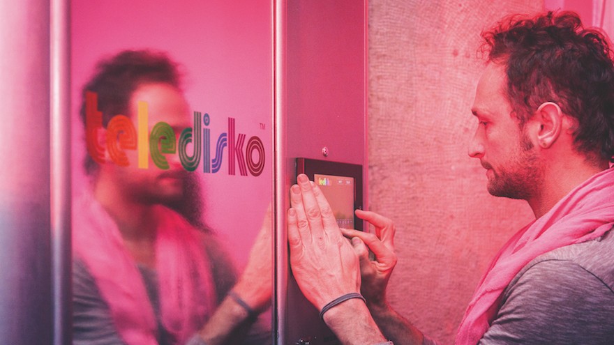 This phone booth sends its users back in time but it isn't a Tardis. 