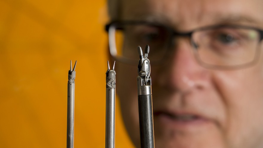 Researchers are creating some of tiniest surgical tools.