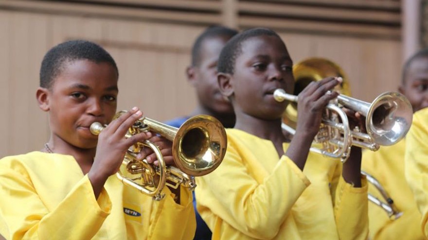 Music, art and dance helps children escape a life on the streets