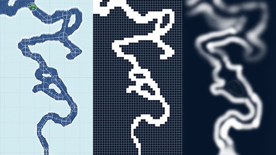 How well gamers navigate through a variety of clear and blurry maps provides useful data 