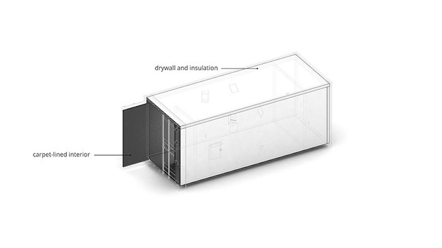 The container is refurbished