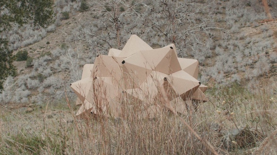 Helix, a nomadic shelter made for one 