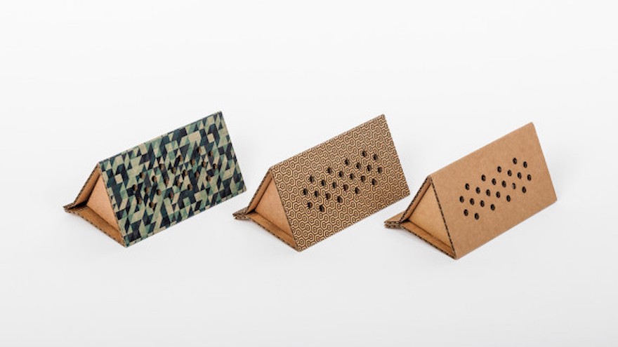 NewFoldr cardboard electronics