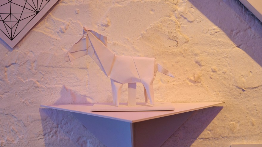 Zebra origami