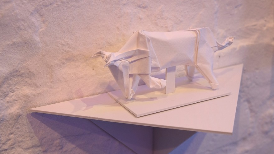 Bull origami