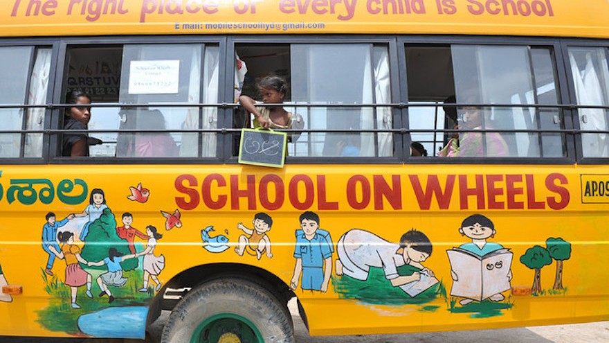 School on Wheels in Mumbai