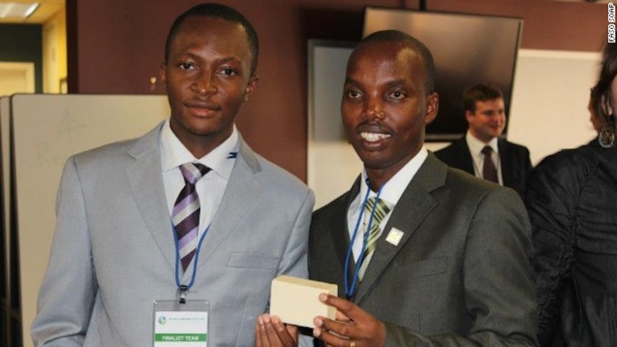 Moctar Dembélé and Gérard Niyondiko, the creators of Faso Soap 