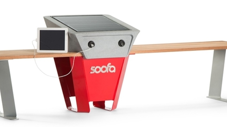 Soofa Bench integrates technology with the streets 