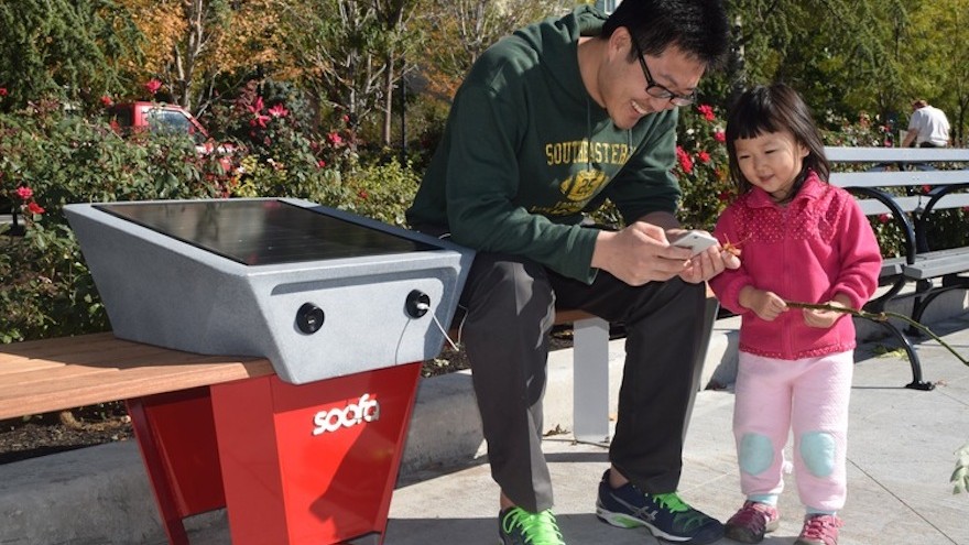 Soofa Bench can already be found in 16 states and 5 countries 