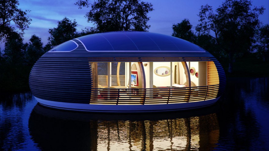 This floating home is 98% recyclable 