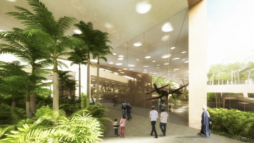 Interior garden rendering