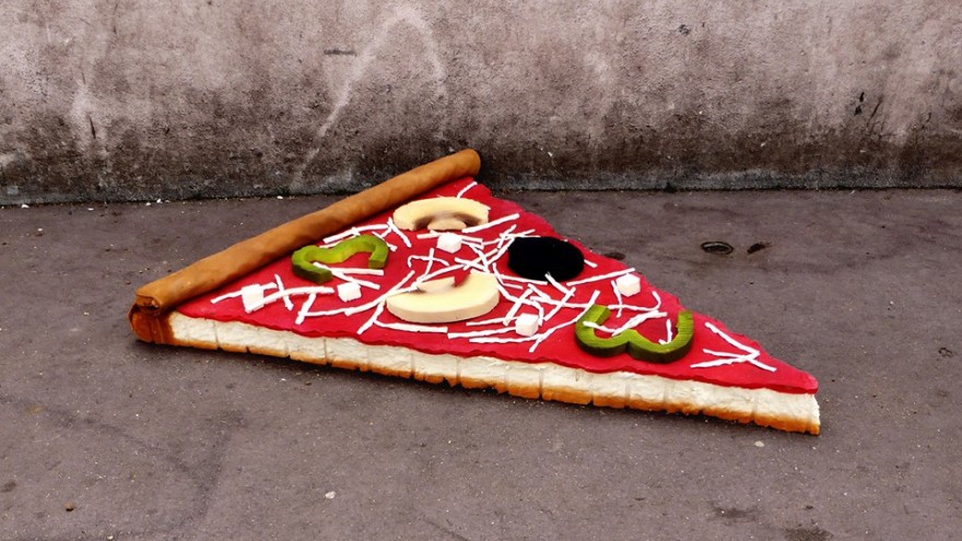 Eat Me pizza slice