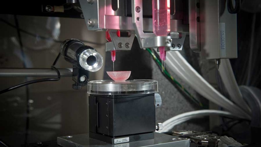 3D-printer synthesising organic tissue