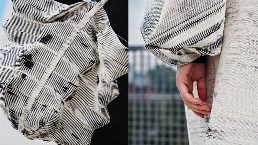 Design Academy Eindhoven graduate Wendy Andreu has developed a series of craft-inspired waterproof garments that are not sewn or cut into patterns