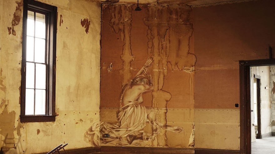 Here are some recent images from Faith47's ongoing 7.83Hz project, which contrasts fragility in society and in our minds