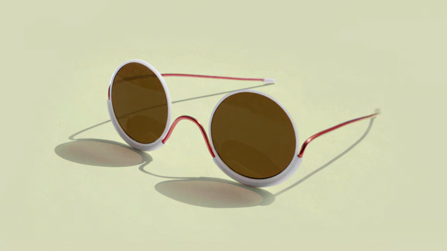 These John Lennon-style Wire Glasses are made from a single wire in Harare Zimbabwe on frames that are 3d printed in London