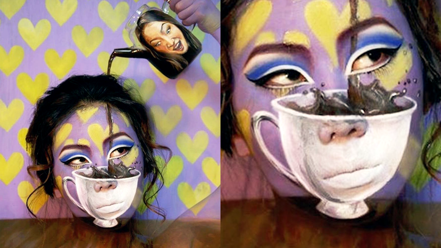 Dain Yoon makeup illusion