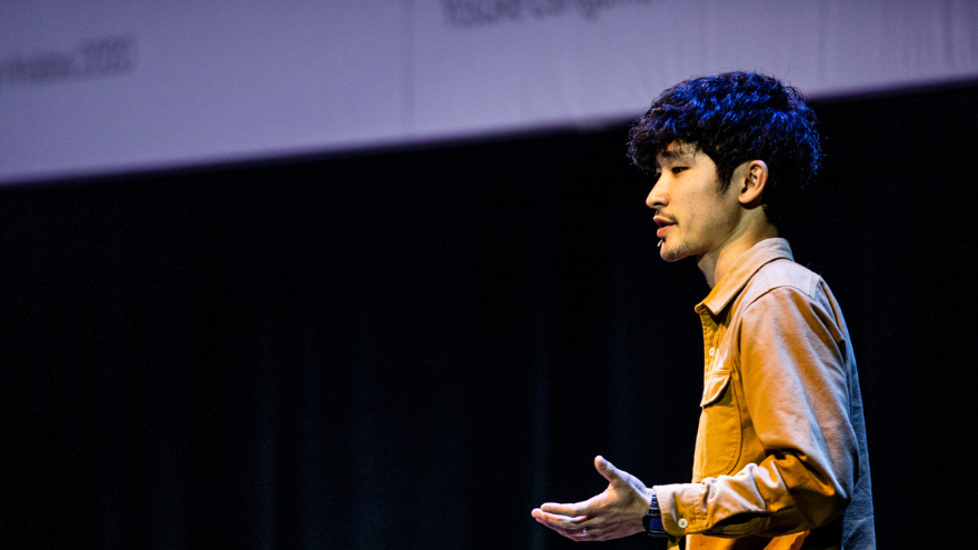 On stage at Design Indaba