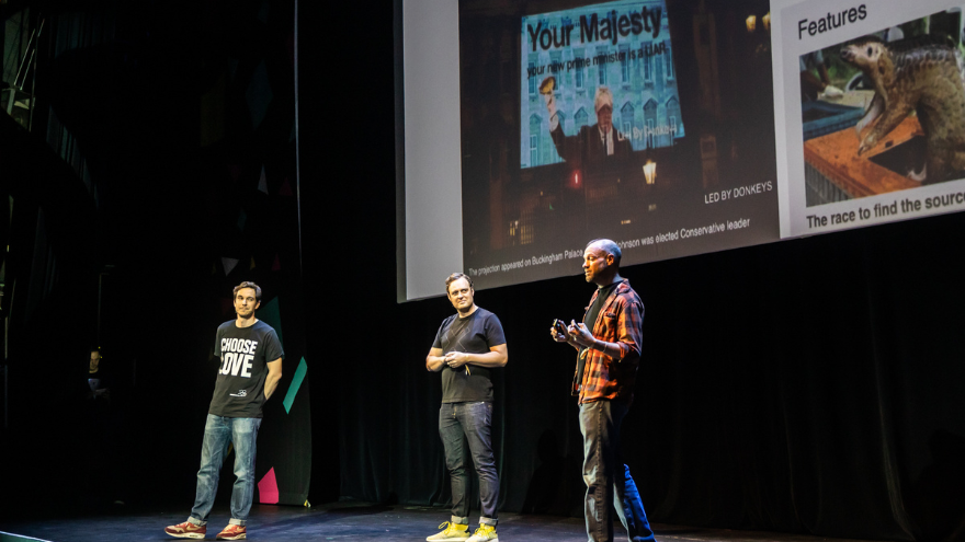 Led by donkeys on stage at Design Indaba