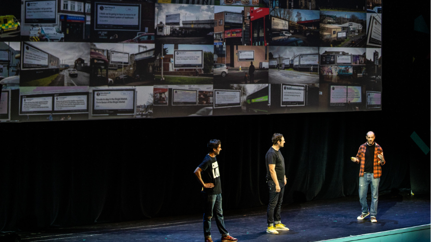 Led by donkeys on stage at Design Indaba