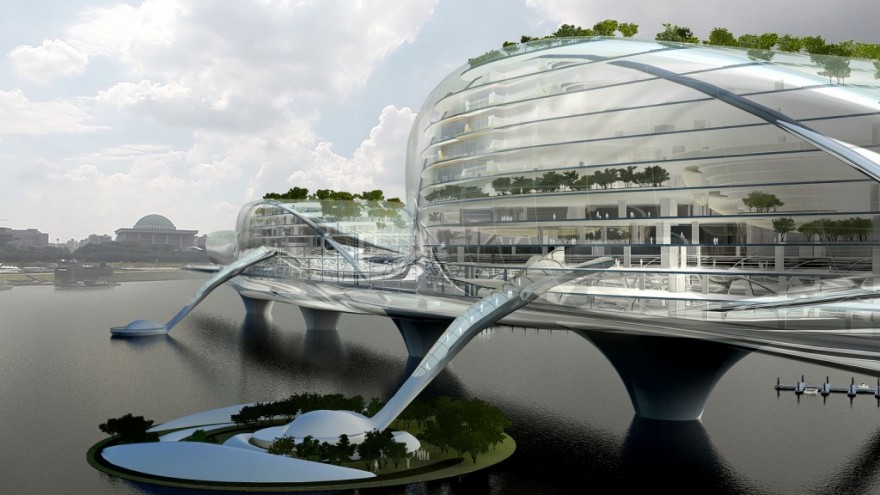 Paik Nam June Media Bridge by Planning Korea. 