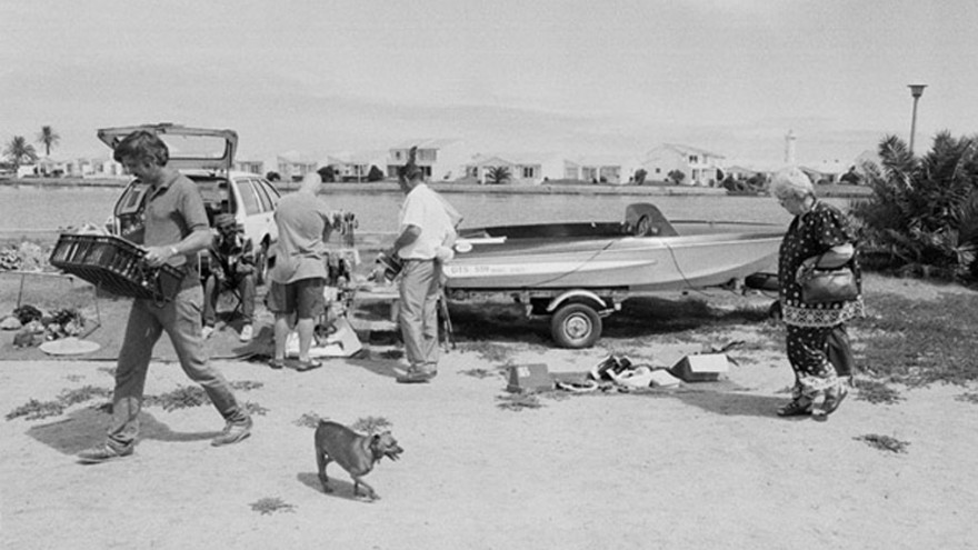 Boat rides on the lagoon (1999). Photo: Dave Southwood. 