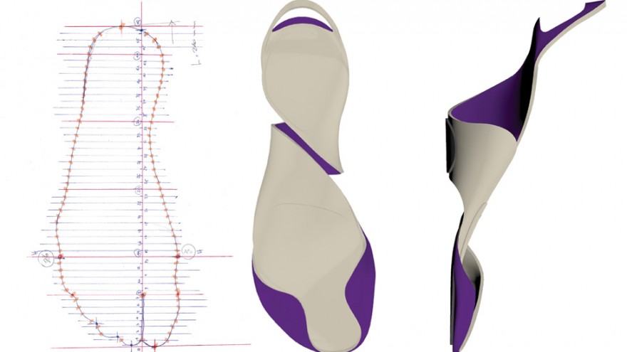 Gala shoe concept by Marco Goffi. 