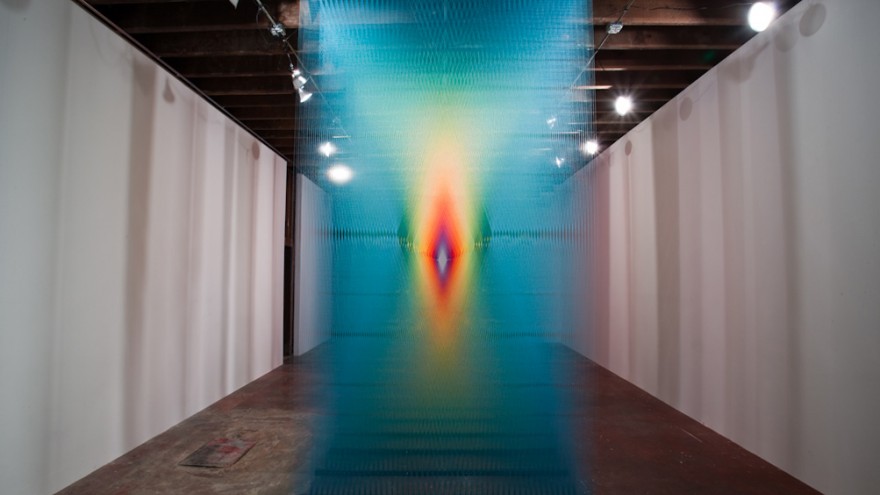 Plexus installation by Gabriel Dawe. 