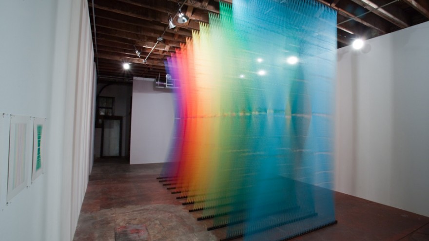 Plexus installation by Gabriel Dawe. 