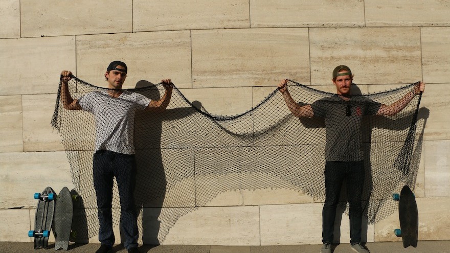 The team behind Bureo skateboards is working with fishing communities to upcycle discarded nets.