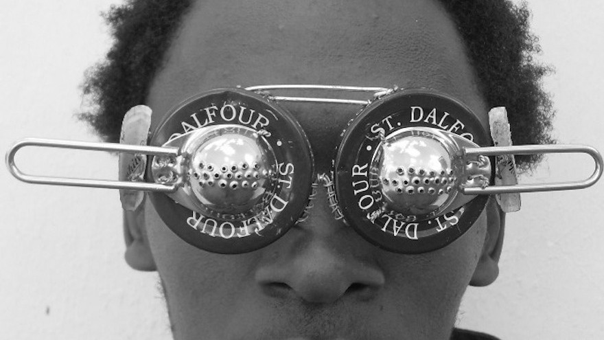 Cyrus Kabiru creates eccentric eyeglasses from electrical waste 