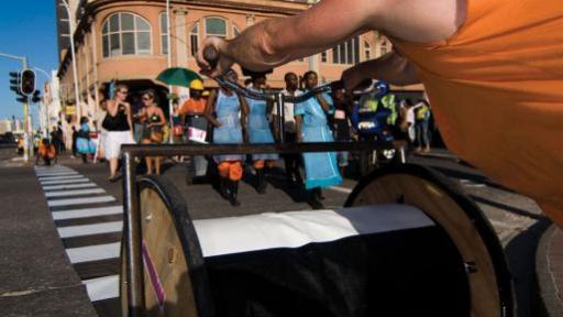 Instant zebra crossings made for liberated pedestrians. Photo: Andrew Turner.