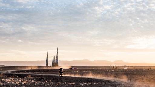 Subterrafuge on the Karoo horizon at Afrikaburn 2015. Photo by Jonx Pillemer.