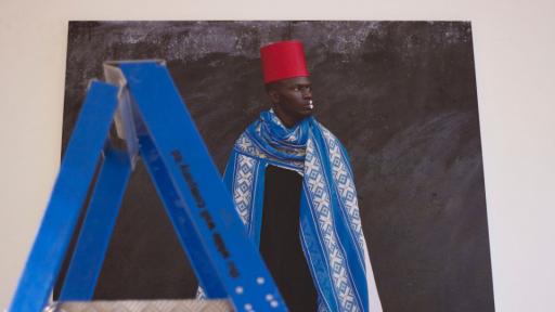 1:54 African art fair installation at Somerset House in London last week