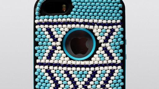 Xhosa-inspired beadwork iPhone case by Vukile Batyi and Laduma Ngxokolo.