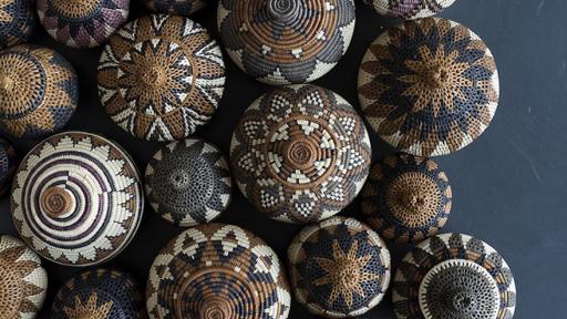 Baskets by Beauty Ngxongo. Photo: Jac de Villiers. Stylist: Liane Visser.
