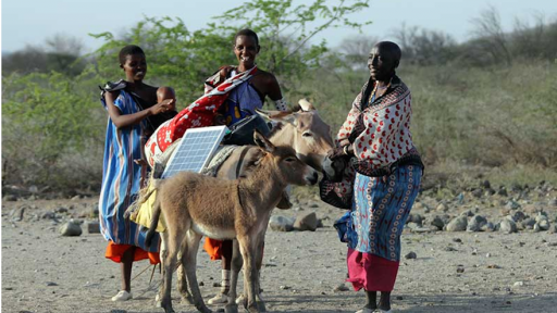 Maasai women deliver and install solar panels around remote Kenyan villages
