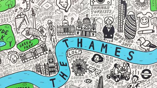 London-based illustrator Jenni Sparks creates hand-drawn maps that capture the character of the place they describe
