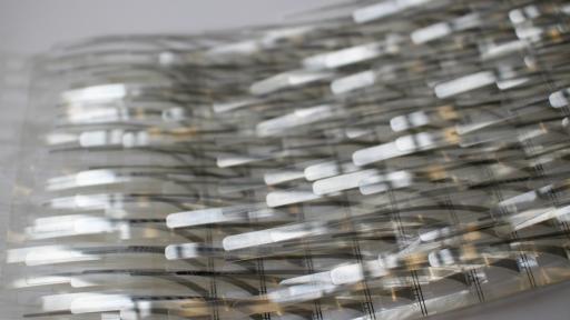 Charlotte Slingsby is using plastic strands to generate wind energy. 