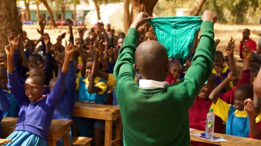 Transformation Textiles provide Dignity Kits to girls going through puberty in order to help them deal with menstruation without interrupting their education